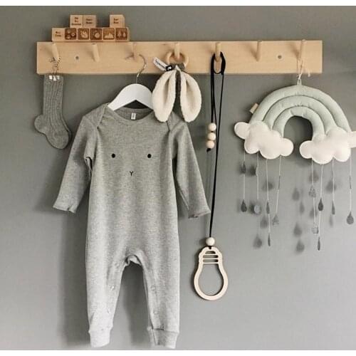 Nordic Style Solid Wood Hook Decorative Coat Key Storage Hooks Door Hanger Wall Hanging Rack Beech Wood Rack furnishing