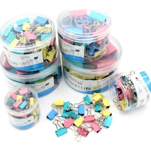 30 Pcs Metal paper clip 15mm color paper clip, used for books stationery school office supplies high quality