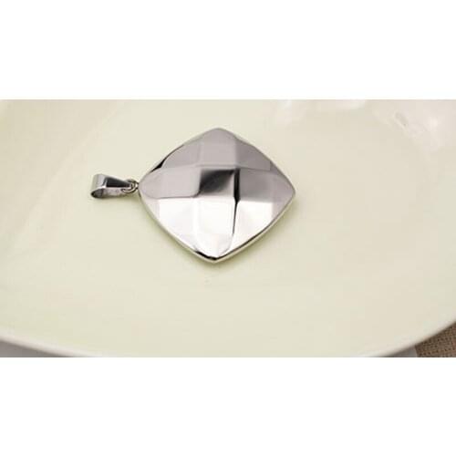 Fashion necklace & pendant fine Jewellery Stainless Steel Rectangle Pendant Necklace Pendant For Women and Men