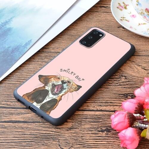 For Samsung Galaxy Smiley Boi Print Soft Matt Phone Case