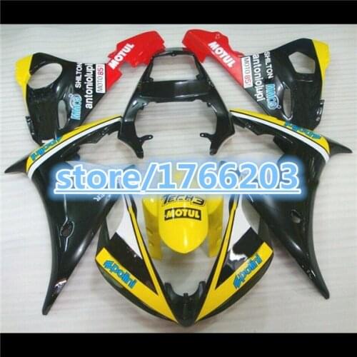 100%NEW For YZFR6 03-05 YZF600 Yellow red black 03 05 04 2004 YZF R6 YZF-R6 YZF-600 2003 2005 Full Fairing
