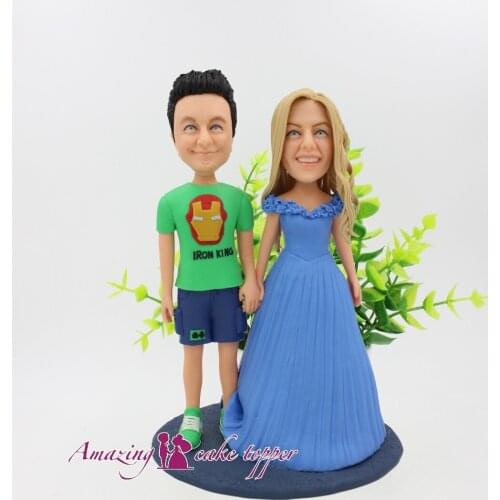 2019 AMAZING CAKE TOPPER Toys a pair of talented and beautiful people And Groom Gifts Ideas Customized Figurine Valentines Day