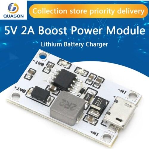 5V 2A Lithium Battery Charger Step Up Protection Board 2S 7.4V 8.4V Boost Power Module Li-Po Li-ion 18650 Bank Charger Board DIY