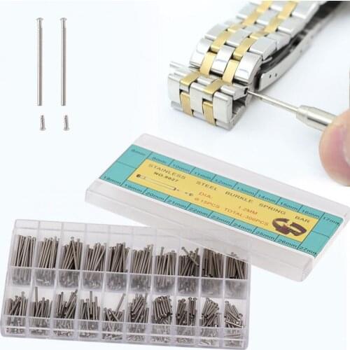 1.2mm Watch Spring Bar Alloy Steel Watch Part Repairing Making Tools Accessory for Watchmaker Portable 20 Sizes Spring Bar