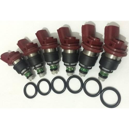 Flow balance 6PCS 16600-RR544 740cc Side Feed Fuel Injector For Nismo Silvia Skyline SR20 S13 S14 S15 SR20DET KA24DE Hot Selling