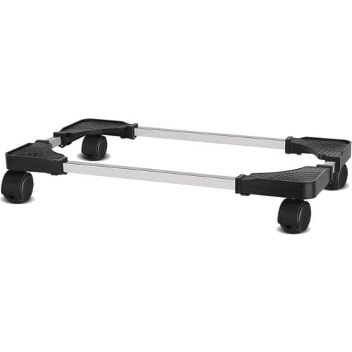 Mobile Adjustable Computer Tower Holder Stand Heat Dissipating Holder Computer CPU Stand Cart With Universal Wheels For PC Cases