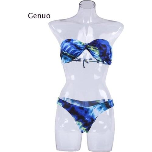 Sexy Bikini 2021 New Bikini Print Split Swimsuit Brazilian Swimweartwo Pieces Bathing Suits Summer Beach Wear