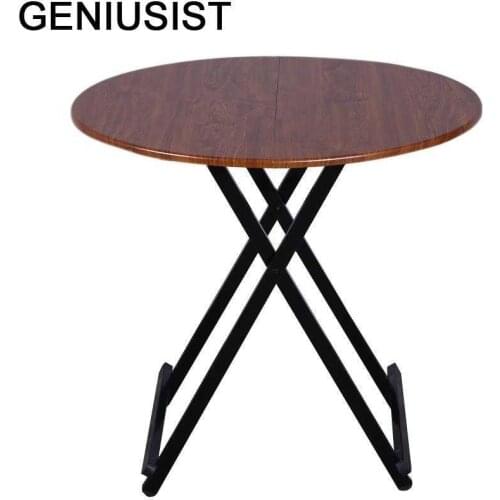 Ouro Tafel Camping Esstisch Comedor Pliante Oro Redonda Folding De Jantar Mesa Plegable Desk Kitchen Furniture Dining Room Table