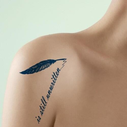 Men Women Herbal Extracts Juice Waterproof Temporary Transfer Tattoo Sticker for Party