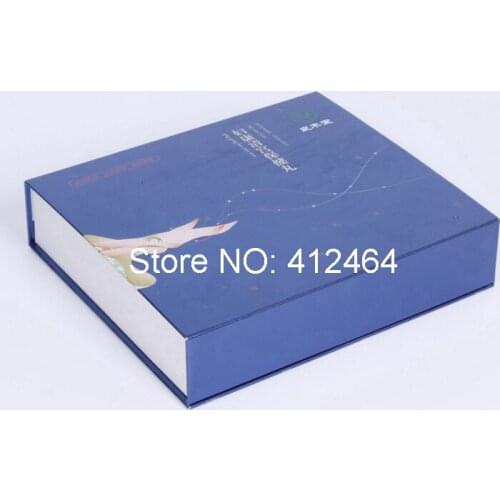 Custom wholesale rigid magnetic folding packing jewelry paper box ( GF-137)