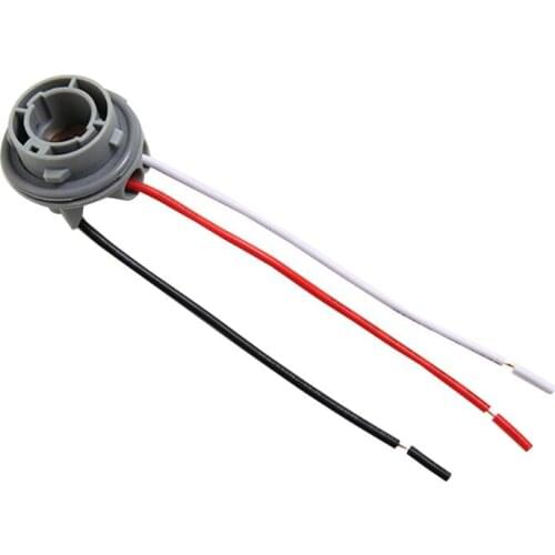 1157Bulb Socket BAY15D Lamp Holder P21/5W Adapter Base Connector For Brake light Y5GF