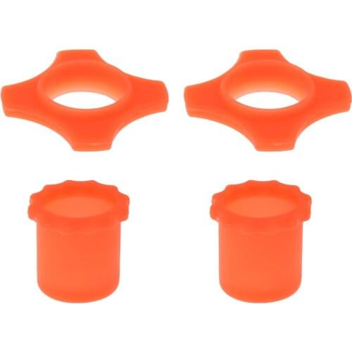 2 Pcs of Set Microphone Protection Ring Button Rod Sleeve for Microphone