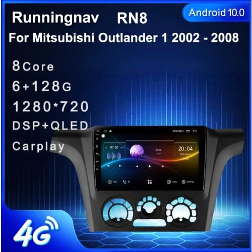 4G LTE Android 10.1 For Mitsubishi Outlander 1 2002 - 2008 Car Radio Multimedia Video Player Navigation GPS