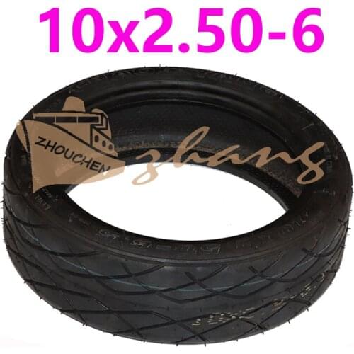 10X2.50-6.5 tubeless Tires fits for 10 inches Electric Scooter 36V 48V Motor Hub Front or Rear Wheel Vacuum tyres