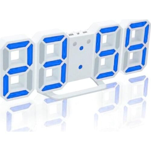 Nordic 3D digital alarm clock wall clock LED date time Celsius night light display table desktop clock living room alarm clock