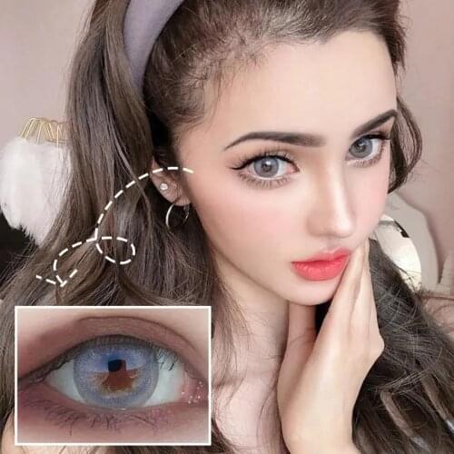 A pair (2 pieces) of color contact lenses Cosplay Colored lenses Anime cosplay Anime accessories red lenses