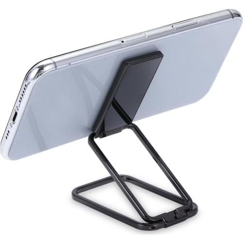 Double Magic Magnetic Car Phone Holder Stand Metal Ring Phone Holder Foldable Desk Stand For Universal Mobile Phone