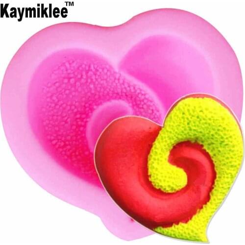 M916 DIY LOVE Candle Moulds Soap Mold Kitchen-Baking Resin Silicone Form Home Decoration 3D DIY Clay Craft Wax-Making