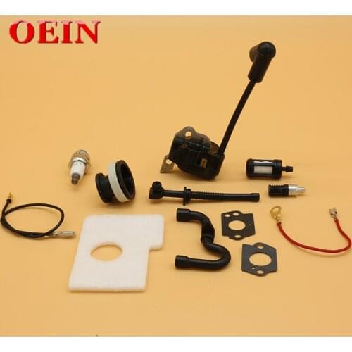 Ignition Coil Spark Plug Carburetor Intake Manifold Fuel Oil Hose Fit For STIHL 017 018 MS170 MS180 MS 170 180 Chainsaw Parts