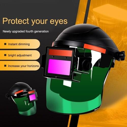 Welding Mask Solar Automatic Darkening Protective Mask Large View Welding Helmet Electric Plastic Welder Glasses Helmet