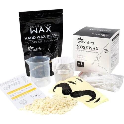 Painless Professional Nose Wax Kit Hair Removal Wax for Women Ears Nose