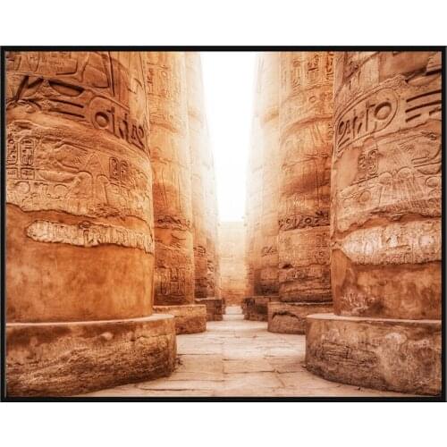 Wall Art Canvas Poster Painting Print Picture Living Room Home Decor Painting Original Landscape Pillars of Karnak temple Good