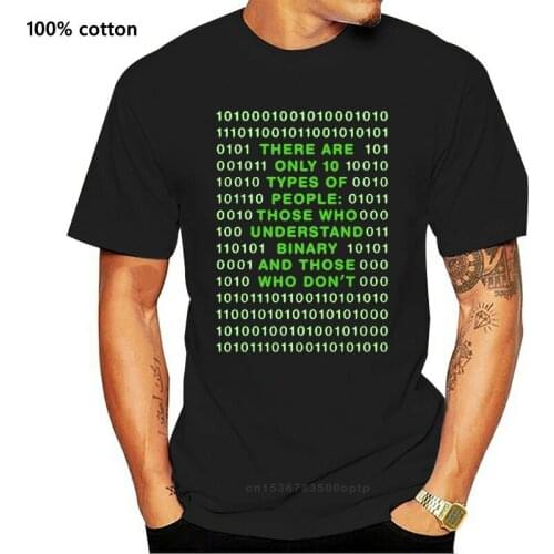 Graffiti Tee Shirt 2019 Binary Funny Computer Programmer Math T Shirt Brands Homme Free T-Shirt 100% Cotton