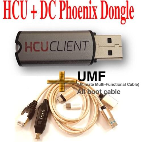 Original HCU Dongle + DC Phoenix Phone + UMF All Boot cable converter for Huawei DCunlocker upgrade