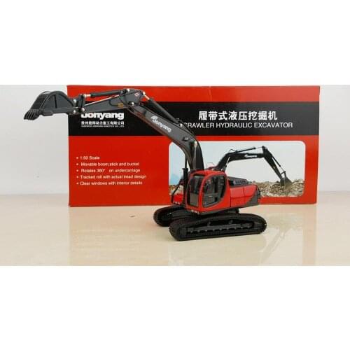 Rare,Collectible Diecast Toy Model Gift 1:50 Scale Jonyang Crawler Hydraulic Excavator Engineering Machinery ,Decoration
