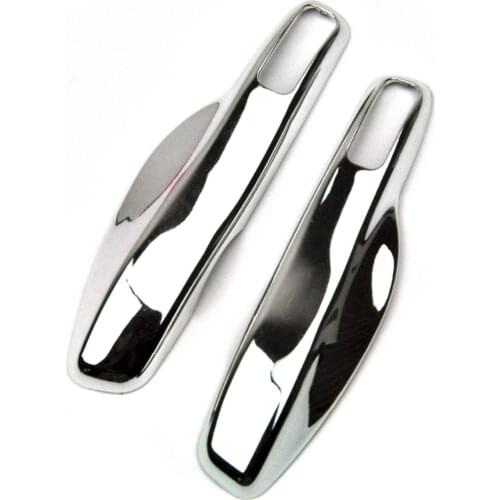 Silver Chrome Hard Plastic Remote Key Protection Case For Porsche Cayman Cayenne Carrera 911 / 997 Panamera 970 Boxster 981