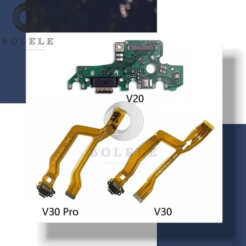 For Huawei Honor V20 V30 Pro View 20 30 Pro USB Charger Port Dock Plug Board Connector Charging Flex Cable Microphone Repair