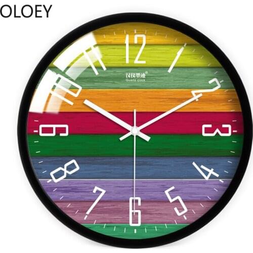 Nordic Large Wall Clock Metal Silent Clock Mechanism Modern Living Room Kitchen Watch Bedroom Silent Reloj Farmhouse Decor