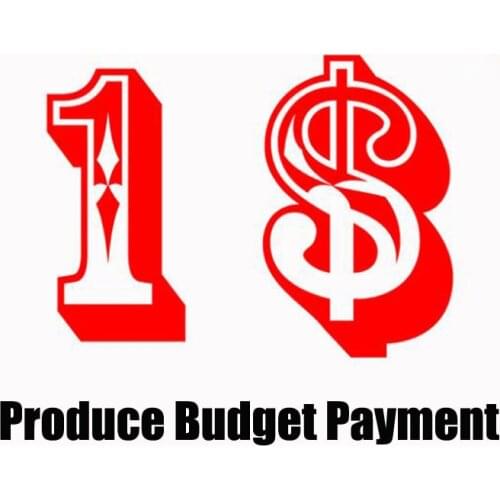 Producte Budget Payment/Fill The Postage/Price Difference