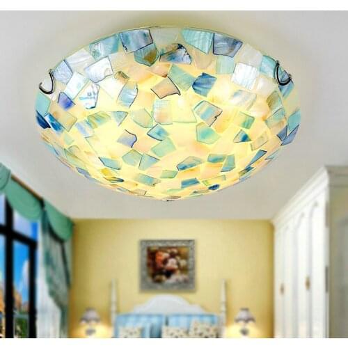 Shell Childrens Room Lamp LED Ceiling Ceiling Lamp Bedroom Dining Room Living Room Ceiling Lamp Interior Decoration E27