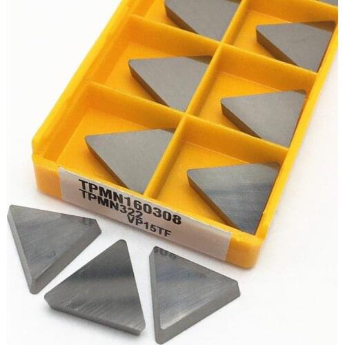 TPMN160308 VP15TF carbide blade lathe metal turning tool turning tool stainless steel processing TPMN 160308 lathe tool