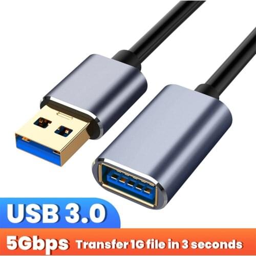 USB 3.0 Extension Extender Cable Male To Female USB Data Cables For PC Keyboard Printer Camera Mouse Game Controller