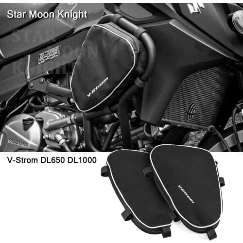 Motorcycle Frame Crash Bars Waterproof Bag Bumper Repair Tool Placement Bag For Suzuki V-Strom DL650 DL1000 DL 650 DL 1000