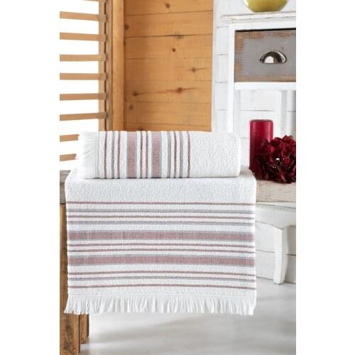 Yellow Jacquard Fringed 2 PCs Bath Towel Set TURKISH COTTON Stylish Quality Product Handy 50 X90 CM Hand Face Towel water Absorbent 2021 Trend