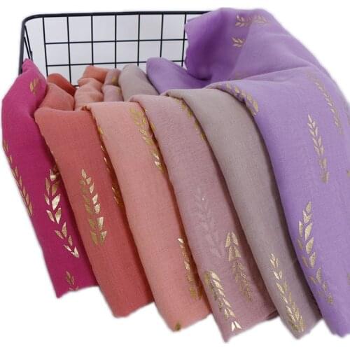 Glitter Viscose Thin Scarf Ladies Gold Wheat Shimmer Shawls Long Wraps Pashmina Women Hijab Bufandas Muslim Sjaal Headband