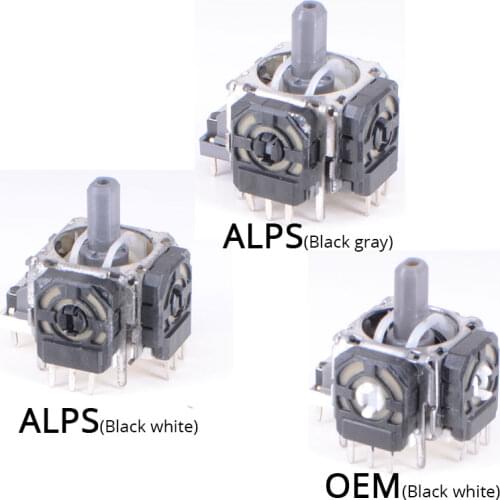 2pcs ALPS Original/OEM 3PIN Rocker Joystick Module Thumb Stick Potentiometer for PS4 /PS4 slim /PS4 Pro/PS3 Wireless Controller
