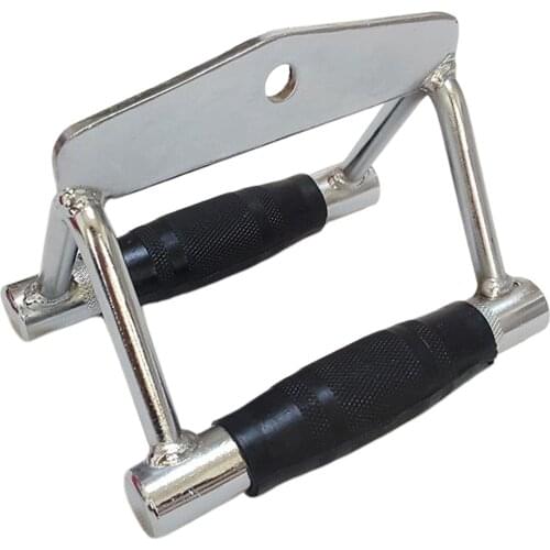 Anti- Cable Machine Attachments V-Shape Handle for Pull Down Rope, Triceps Rope, Straight Bar, Stirrup Handle, Row Handle