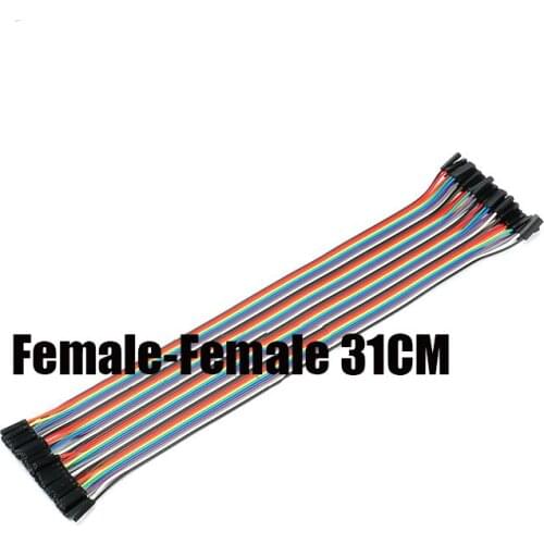 Free shipping 10set Highquality 31CM 1P-1P 40P Dupont Cable female to female Colorful Dupont Jumper Wire dupont line 12PC coope