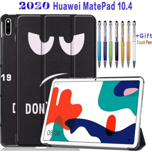 Tablet Case For 2020 Huawei MatePad 10.4 slim Case For Matepad 10.4 inch Flip cover case BAH3-AL00 BAH3-W09 Stand foldable Case