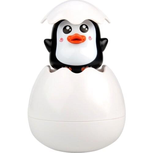 Baby Shower Water Spray Toy Cute Animal Duck Penguin Egg Cartoon Bathroom Children Bathing Swimming Kids Boy Girl Gift ABS Toy