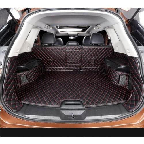For Nissan Rogue X-Trail T32 2014-2019 Car Boot Mat Rear Trunk Liner Cargo Floor Carpet Tray Protector Internal Accessories Mats