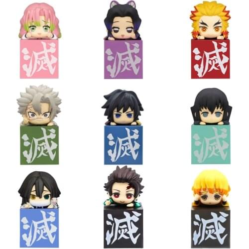 12 style Anime Figure Demon Slayer Kamado Tanjirou Kochou Shinobu Rengoku Shinjurou Tomioka Giyuu Uzui Tengen Pvc Model Figurine