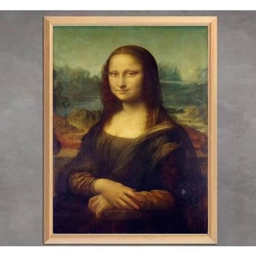 Famous Painting "Mona Lisa" 5D DIY Diamond Painting Full Square Round Diamond Embroidery Mosaic Home Decor
