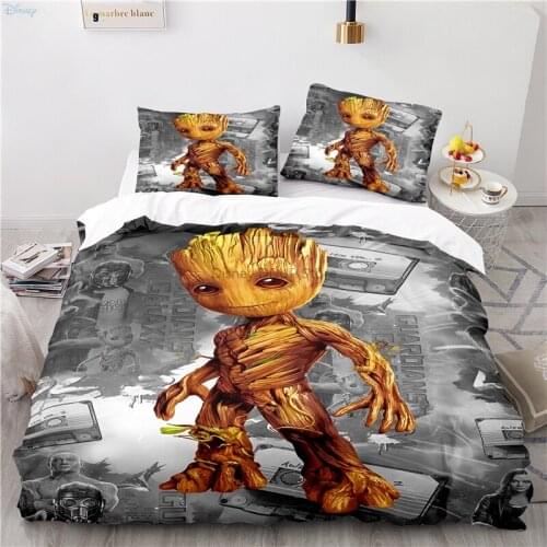 Guardians of The Galaxy 3D Bedding Set Print Duvet Cover Sets with Pillowcase Home Textile Cartoon Digital Printing Bedding Sets