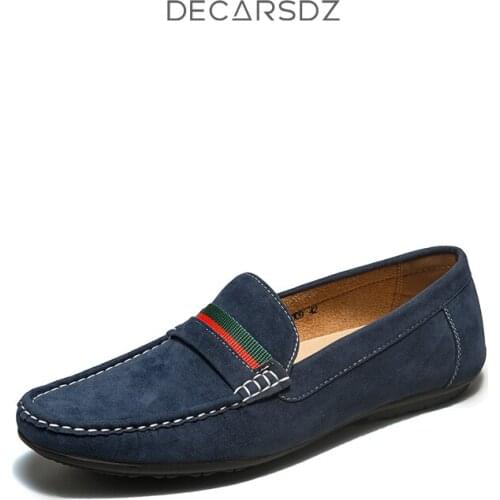 DECARSDZ Loafers Shoes for Men Comfortable Casual Slip on Shoes Men High Quality Brand Driving Loafers Breathable Men Shoes