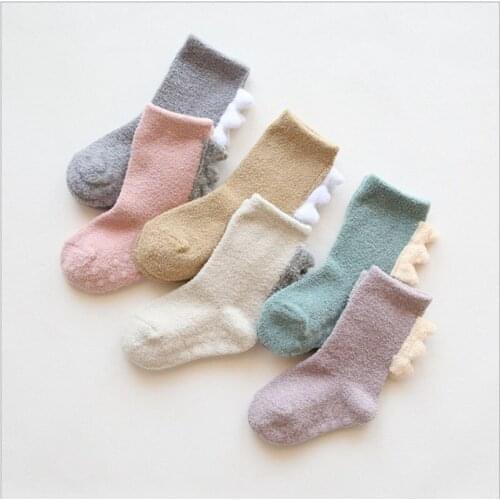 Cartoon Newborn Baby Socks dinosaur socks Baby Girl Boy Knee Socks Cotton Toddler Infant Girls Knee High Socks